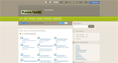 Desktop Screenshot of plasmatravel.net